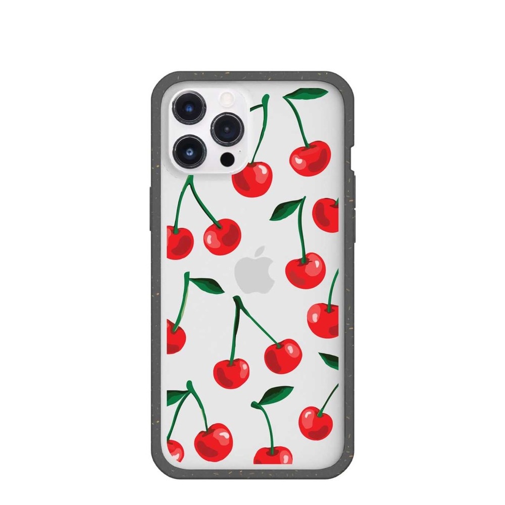 Clear Cherry Bomb iPhone 12 Pro Max Case